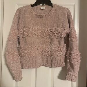 Tan and Pink Sweater